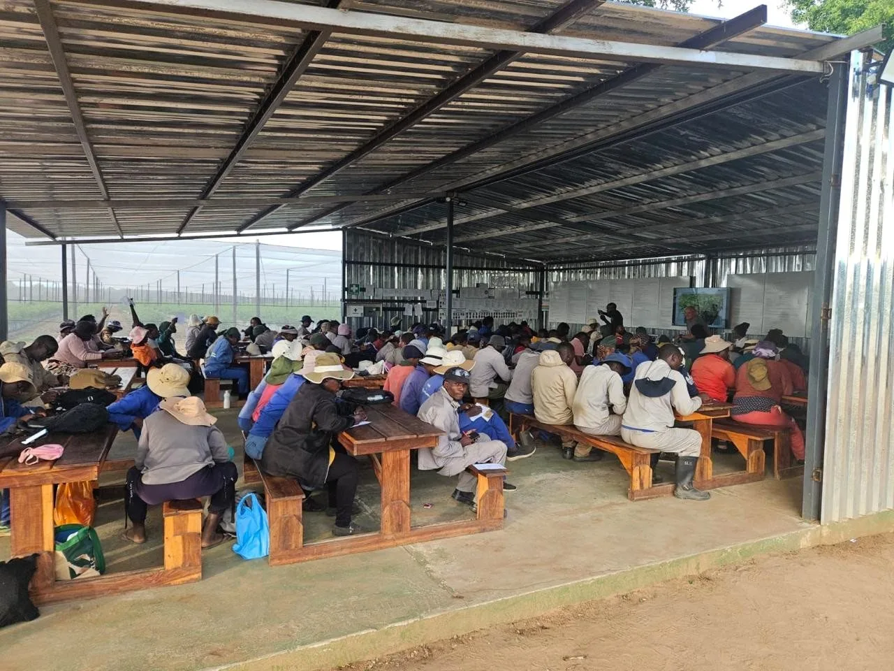 Plant health training session